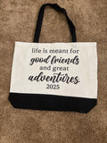 Customizable Travel Tote Bag